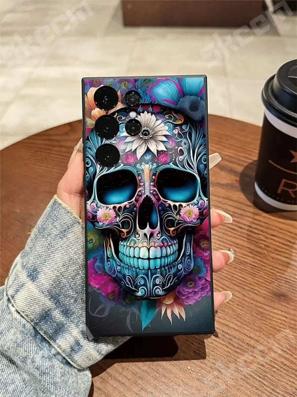 Halloween Skull Pumpkin Ghost Phone Case for Samsung 1