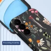 Luxury Flower Print Lanyard Case 5