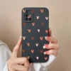 Simple Heart Liquid Silicone Camera Protection Case for Samsung 5