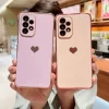 Luxury Plating Love Heart Side Pattern Case 6