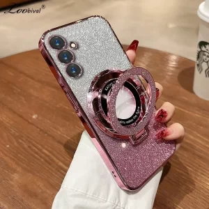 Glitter Bracket Stand Case for Samsung 1