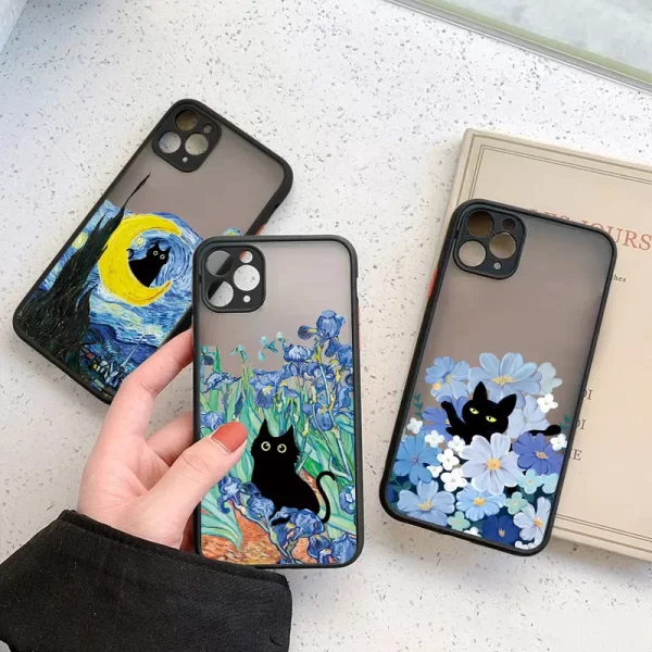 Van-Gog Cat Oil Painting Case For Xiaomi 1