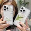 Silicon Flower Transparent Fundas For Xiaomi 3