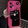 Elegant Black Cat Silicone Case For Xiaomi 4