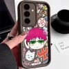 2025 Silica Cute Kitty Boy Phone Case for Samsung 4