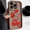 Red Lips Silicone Case for Xiaomi Redmi Note 13 2