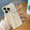 INS Red Cherry Floral Clear Case For Xiaomi 5