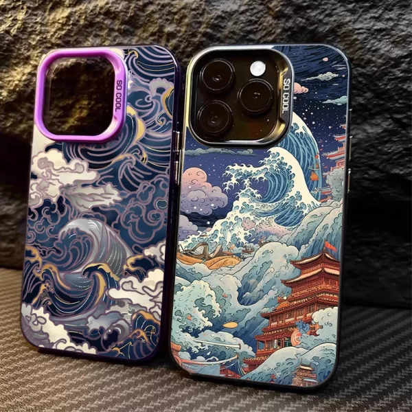 Ukiyo-e Ocean Waves Creative PC Case For Xiaomi 1