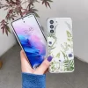 Cute Flower Painted Clear Silicone Case for Samsung 4