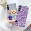 Transparent Cartoon Flower Soft TPU Shockproof Funda 2