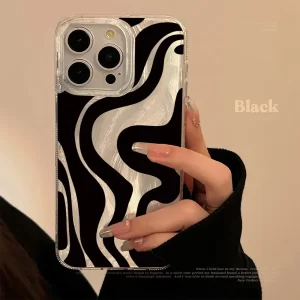 Laser Wave Pattern Case for Redmi Note 13C 12C 14C 4G 1