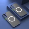 Frosted Magnetic Wireless Charge Cover for Samsung 3