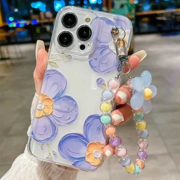 Flower Clear Silicone Case for Xiaomi Redmi Note 14 1