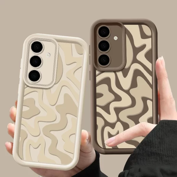 Striped Pattern TPU Phone Case 1