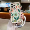 Cute Flower Lanyard Silicone Case For Xiaomi 3