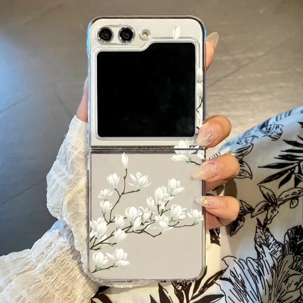 Flowers Transparent Phone Case for Samsung 1