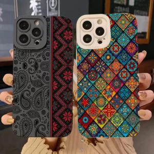 Vintage Totem Pattern Case for Xiaomi Poco F6 X5 1