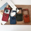 Luxury Leather Ring Holder Case for Samsung 6