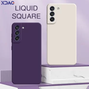 Square Liquid Silicone Phone Case 1