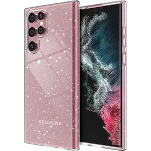 Glitter Clear Transparent Silicone Cover for Samsung 1