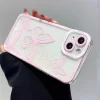 Pink Butterfly Pattern Silicone Case For Xiaomi 5