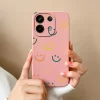 Cute Milk Tea Bear Liquid Silicone Case for Redmi Note 13 Pro 5