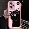 Elegant Black Cat Silicone Case For Xiaomi 3