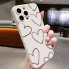 Black-White Love Shockproof Case for Xiaomi 13/12/11 Lite 5