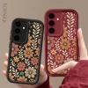 Petal Leaf Diagram Silicone Phone Case for Samsung 3