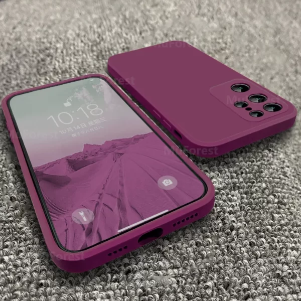 Luxury Liquid Silicone Case for Samsung 1