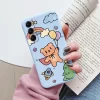 Cute Cartoon Candy Painted Soft TPU Coque for Samsung 6