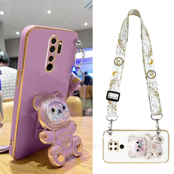 BearCharm Crossbody Silicone Case For Xiaomi 1