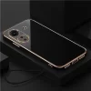 Luxury Square Plating Case for Xiaomi Poco C65 2