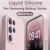 Soft Liquid Silicone Cases Cover for Samsung 3