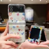 Clear Love Heart Pattern Hard PC Case for Samsung 6