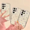 Simple Flower Rose Clear Wave Case for Samsung 2