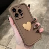 Cute Love Heart Matte Case For Poco 4