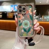 Cute Flower Lanyard Silicone Case For Xiaomi 4