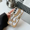 3D Flame Pattern Fashion Hollow Slim Shockproof Soft Cover for Samsung 4