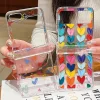 Clear Love Heart Pattern Hard PC Case for Samsung 2