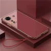 Luxury Square Plating Case for Xiaomi Poco C65 5