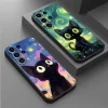 Starry Sky Cat Silicone Phone Case for Samsung 6