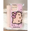 Pink Hello Kitty Face Bow Strap Case – Kawaii Y2K Lovely Cover for iPhone 6