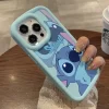 Stitch Love Big Eye Cute Phone Case for iPhone 16, 15, 14, 13, 12, 11 Pro Max 6