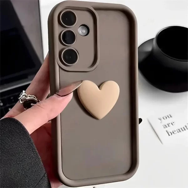 Chic Love Heart Silicone Case for Huawei P60 P50 P40 Series & Nova 12 11 1