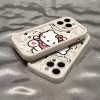 Sanrio Hello Kitty Clear Silicone Case for iPhone 16, 15, 14, 13, 12, 11 Pro Max 4