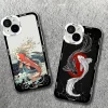 Art Fish Koi Carp Clear Case – Soft TPU Silicone Protective Cover for iPhone 2