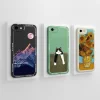 Oil Painting Silicone Case for iPhone – Full Protection Liquid Silicone Cover 4