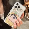 Crayon Shin Chan Soft Silicone Case – Cute Shockproof Cover for iPhone 3