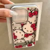 Full Screen Hello Kitty Strap Case – Kawaii Y2K Pink Cover for iPhone 2